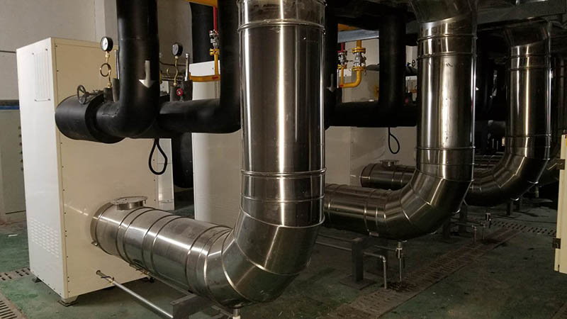 葆蓝科技两吨纯铜燃气锅炉案例