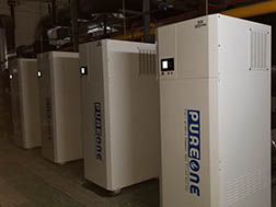 葆蓝全预混低氮 运行中