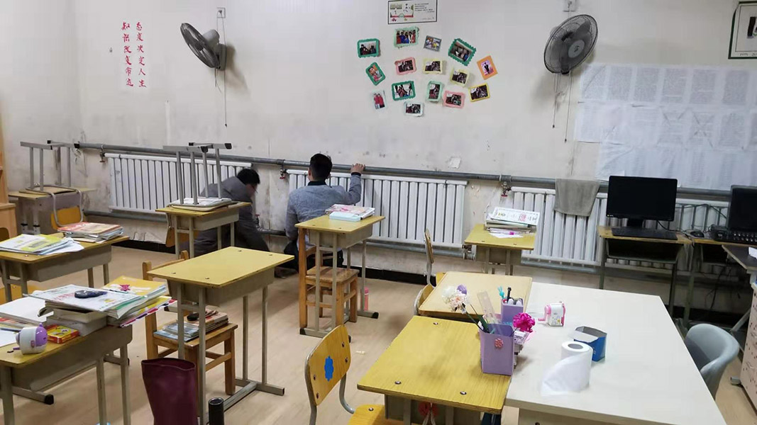 葆蓝低氮锅炉光爱学校项目